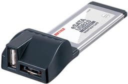 Карта расширения для слота ExpressCard позволяет добавить в ноутбук порты eSATA и USB 2.0